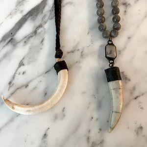 Tusk necklaces S. Carter Designs